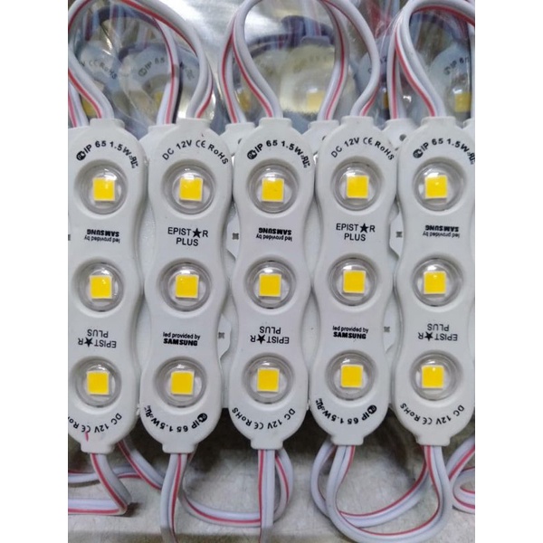 led module Samsung Epistar plus 5054, DC-12V, warm white,1,5w