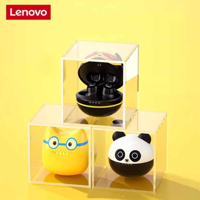 Lenovo Original X15 TWS Headset Bluetooth Karakter Lucu / Mini Earbud Headset