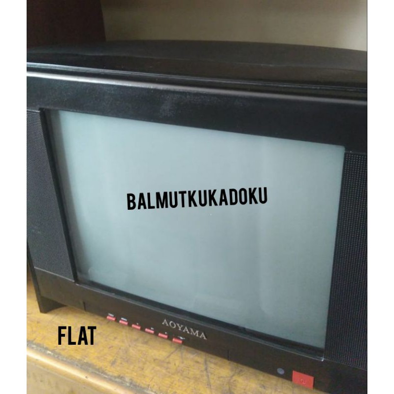 TV TABUNG AOYAMA 17 INCH KACA FLAT / SEMI BANDUNG