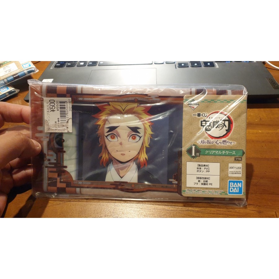 MERCHANDISE KIMETSU NO YAIBA CASE CLEAR KYOJURO RENGOKU ORI MURAH