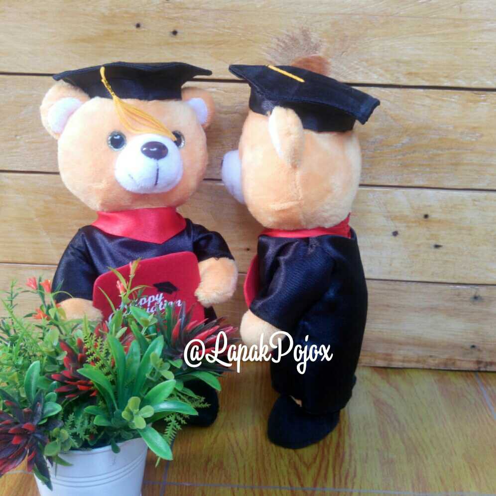 Boneka Wisuda Bear dan Panda Berdiri