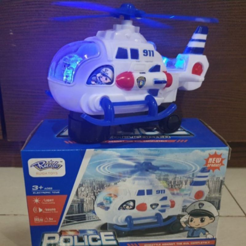 Mainan Helikopter Rescue Team - Helikopter ATTACK Suara Dan Lampu