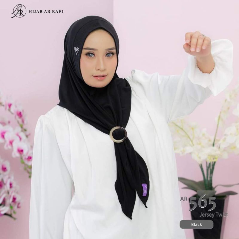 Hijab Arrafi Ar 565//hijab cantik//hijab segitiga instan//hijab ngantor//bisa COD✅
