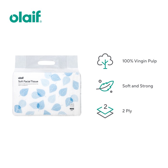 Olaif Soft Facial Tissue - Tisu Wajah - 900gr-1