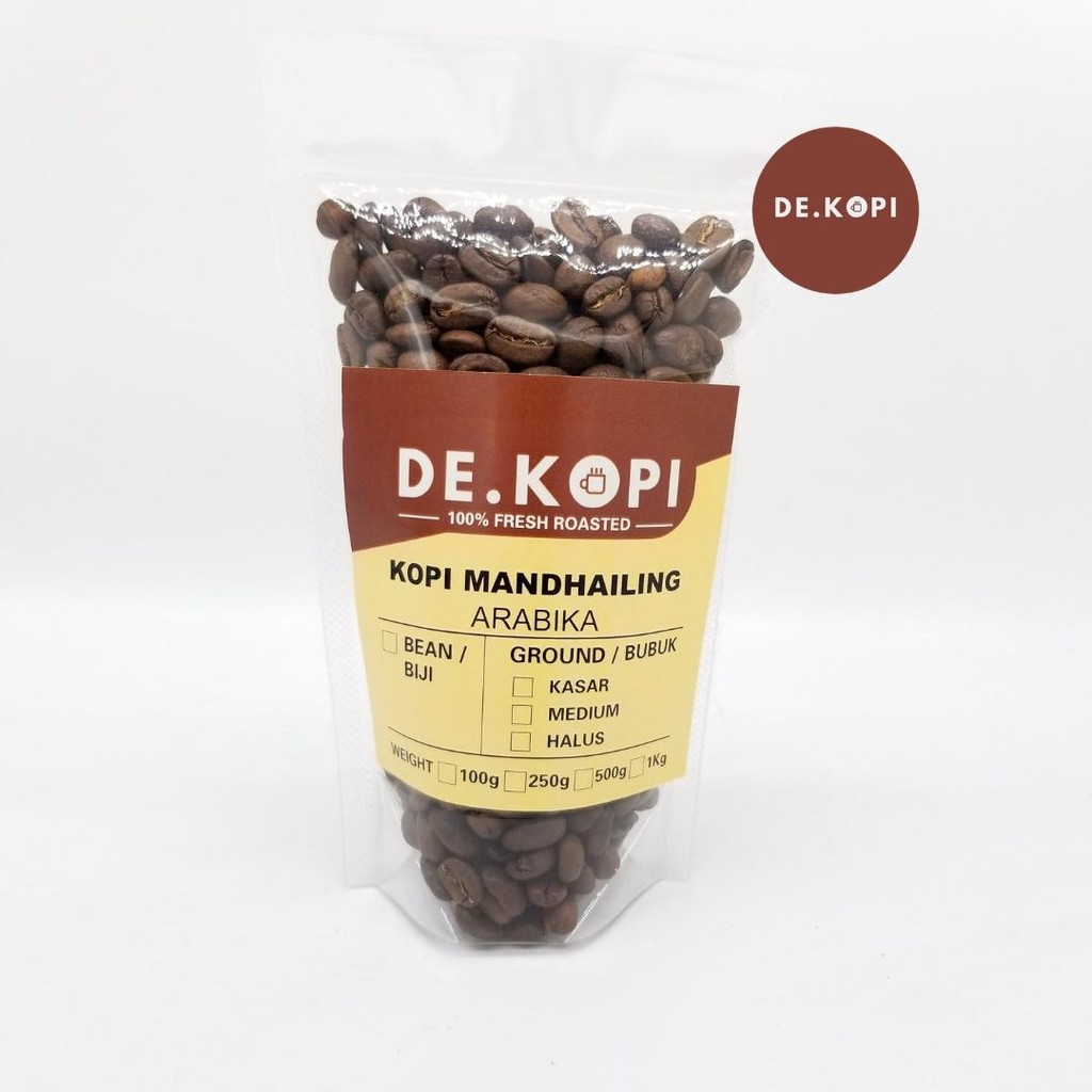 

Kopi Longberry Mandailing Arabika 100 Gram Jamin Asli Roasted Fresh Tanpa Campuran