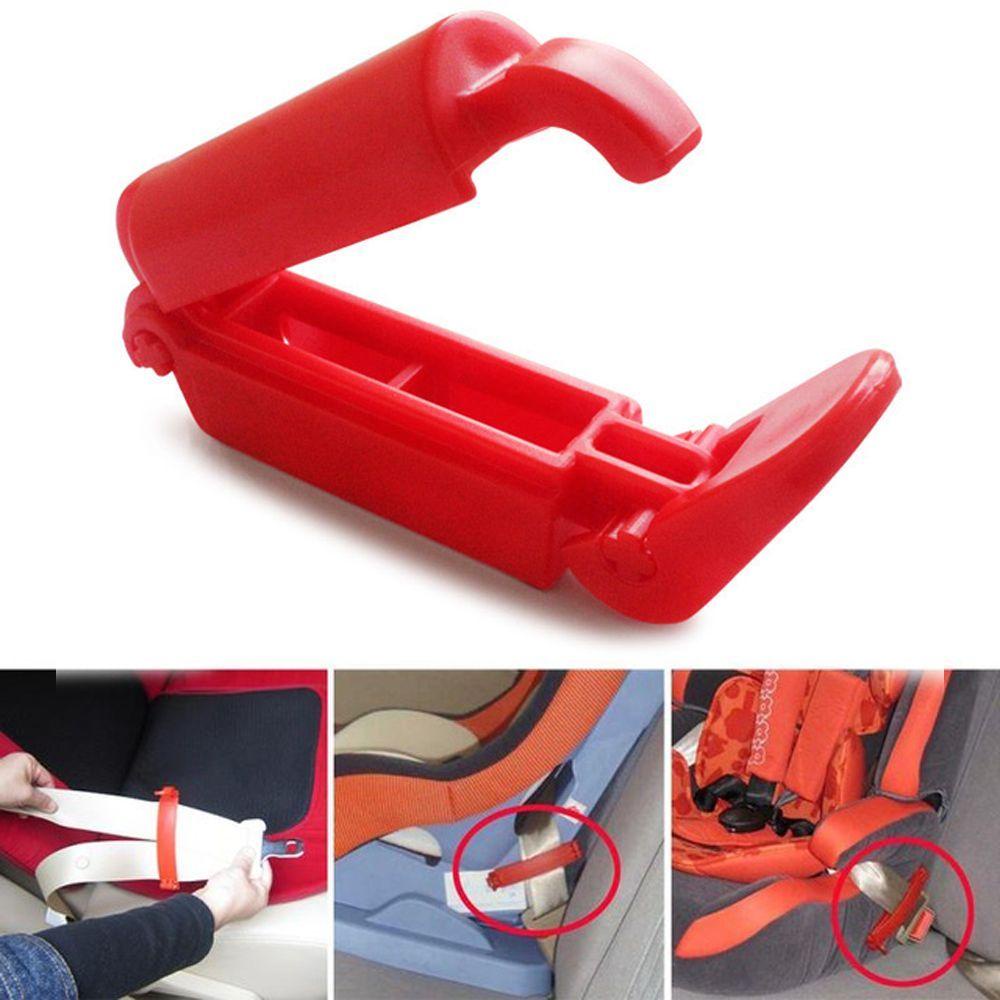 Rebuy Seatbelt Adjuster Clip Fashion Slip-Tahan Bahu Leher Kenyamanan Balita Aman Tali Pengaman Kursi Mobil Mencegah Ditarik Penjepit Tetap