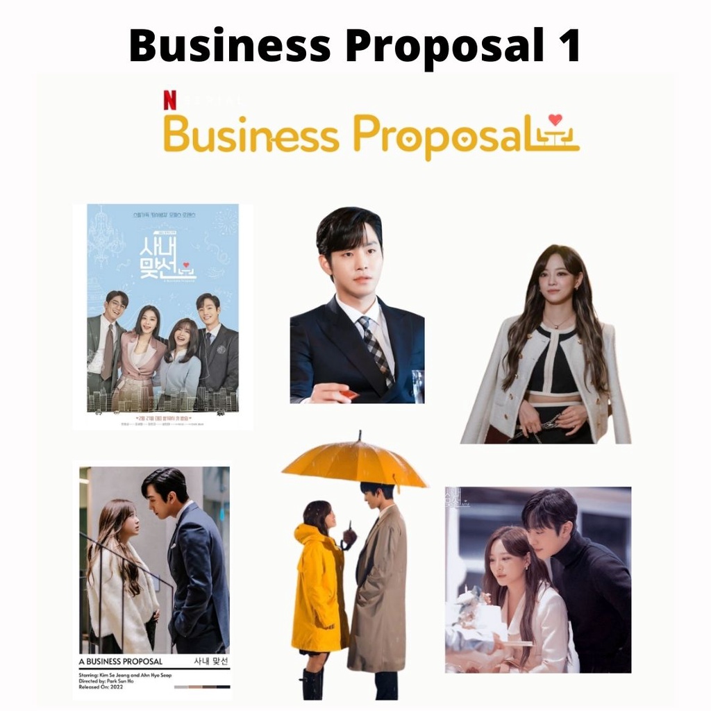 Sticker Drakor Business Proposal Stiker Kpop Journal Murah Aesthetic