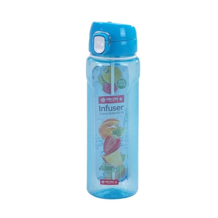 BOTOL MINUM INFUSE CHAMP BOTTLE PLASTIK 820ML NH-80 LIONSTAR