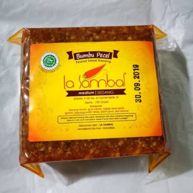 

La sambal bumbu pecel