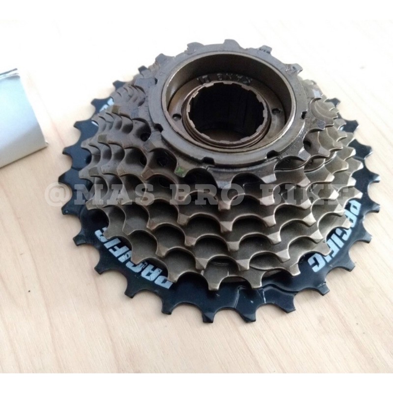 sproket 7 speed drat ulir pacific freewhel