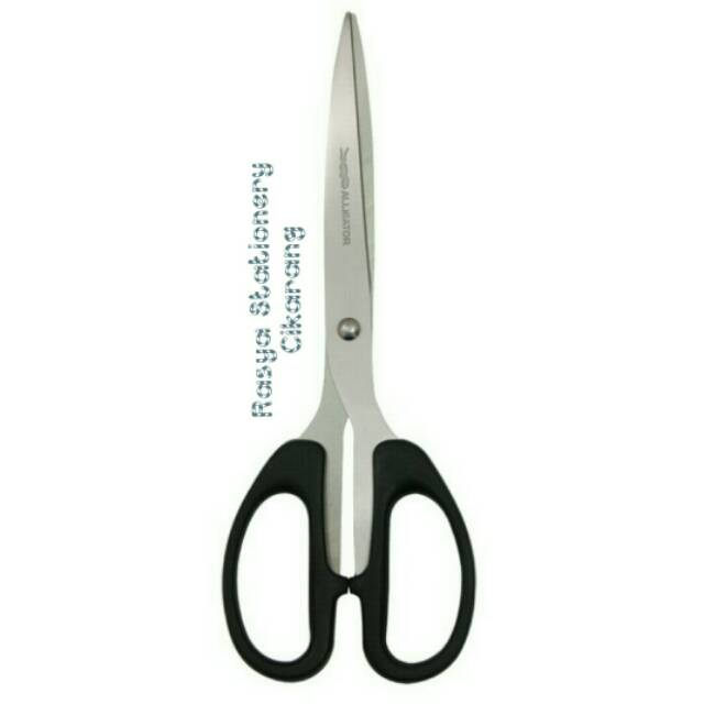 

Alligator Big Scissor Black Grip / Gunting besar Alligator warna hitam