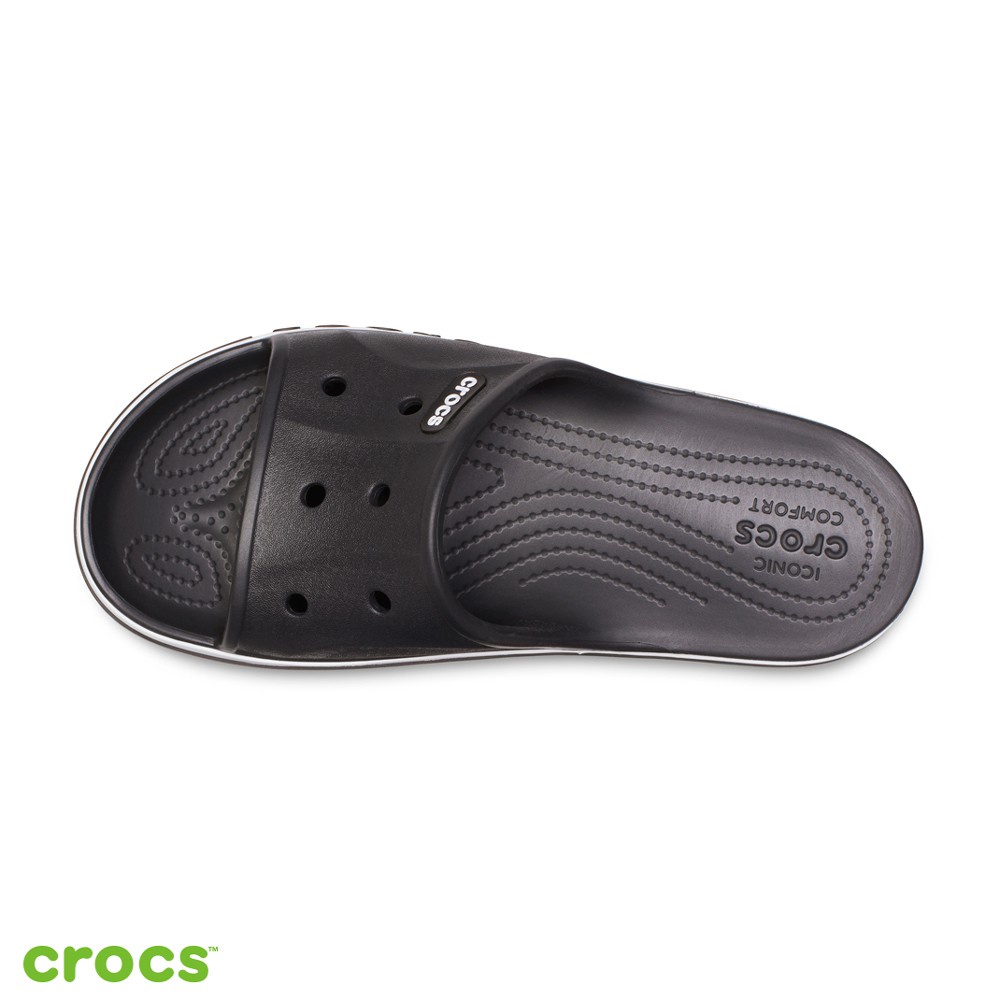 Crocs  Baya Slide  / Anti Air / Sandal Pria Wanita / Sandal Slop - Black -205392-066