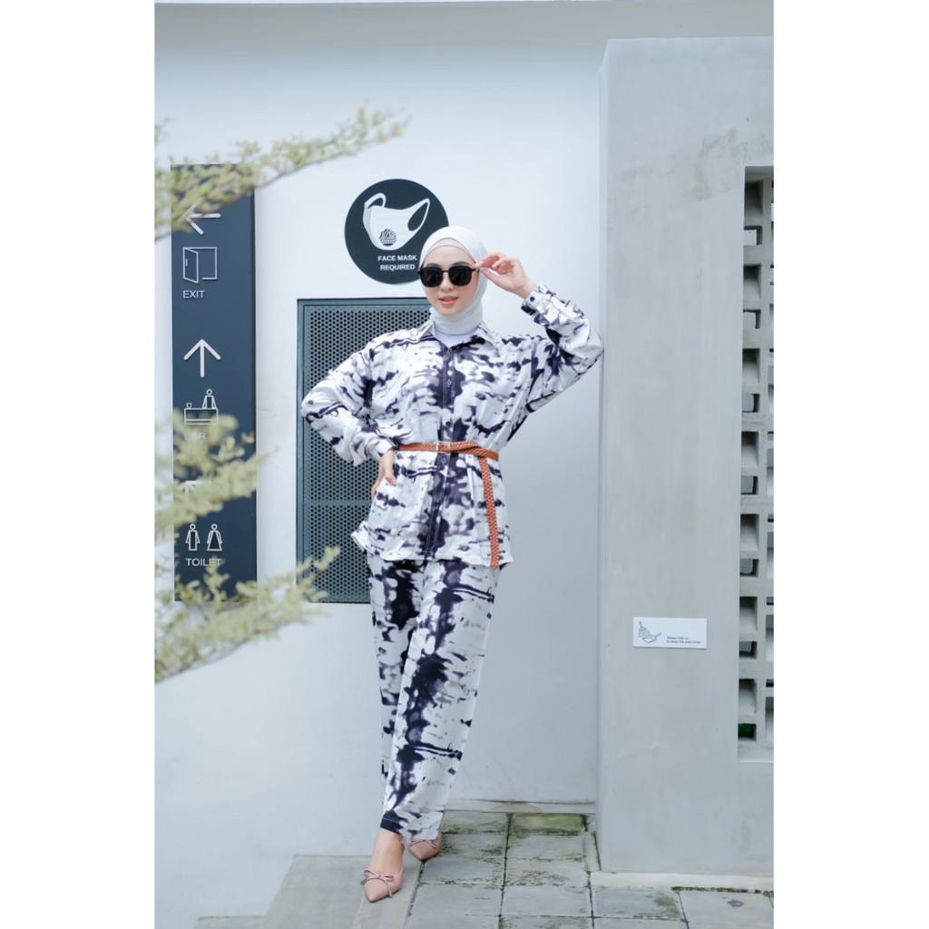 Oneset Tiedye Oneset Premium Hijab Outfit (Candy One Set)