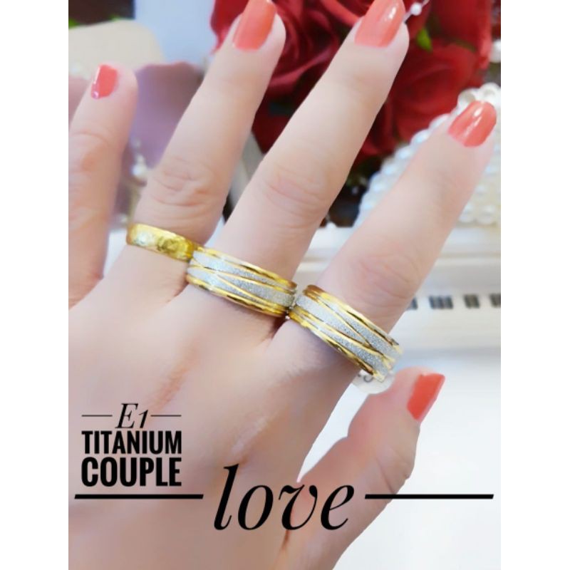 Titanium Cincin Couple TC1122