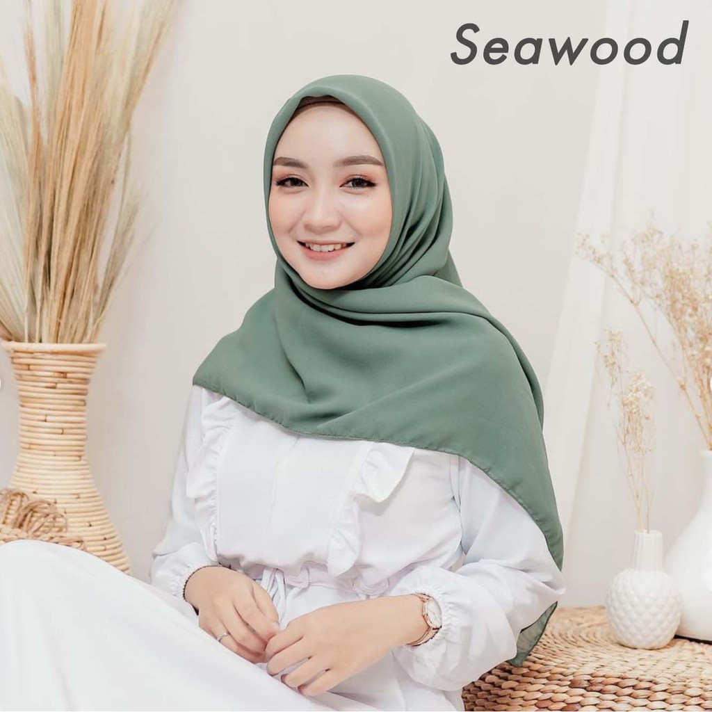 Bella Square Jilbab | Hijab Segiempat | Warna Part 2-Seawood