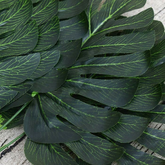 Daun plastik hias Monstera imitasi 30cm / 40cm artificial