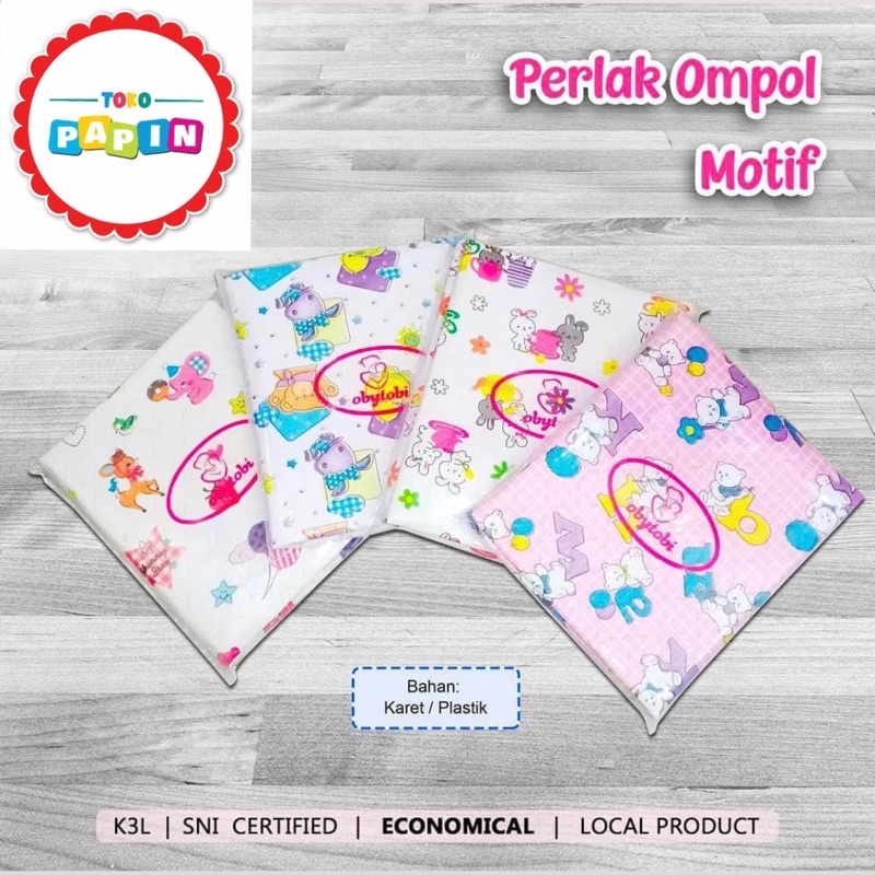 TokoPapin Perlak Anak Bayi Jumbo Anti Air Karet Besar Alas Ompol Bayi Waterproof Tidak Tembus Berkualitas