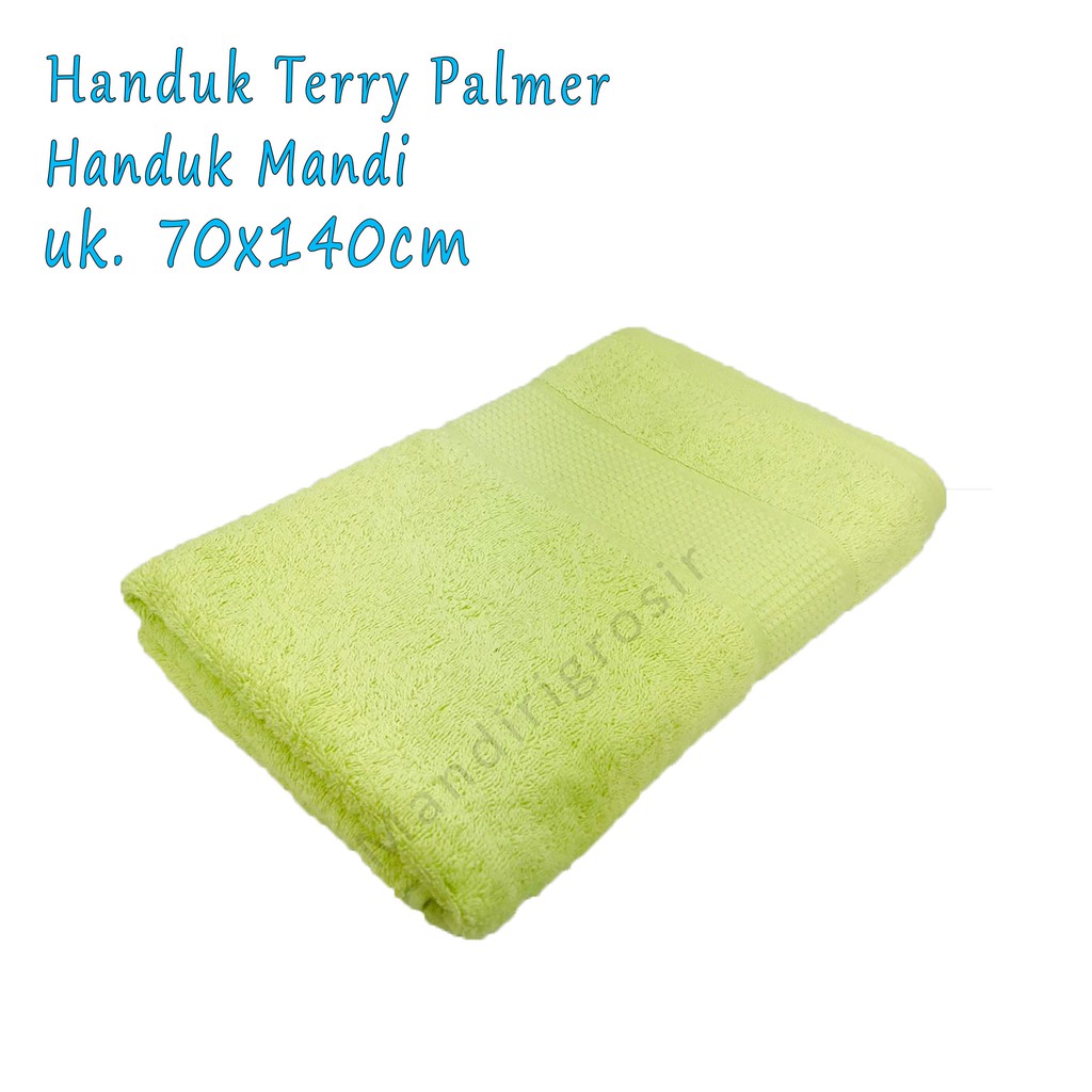 Handuk Mandi * warna muda polos * Terry Palmer * 70x140cm