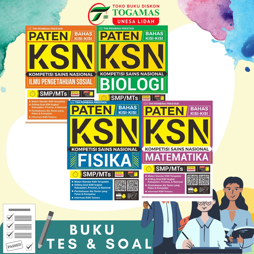 PATEN BAHAS KISI-KISI KSN BIOLOGI / FISIKA / IPS / MATEMATIKA SMP/MTS / SBMPTN TPS UTBK SAINTEK &amp; SOSHUM 2022