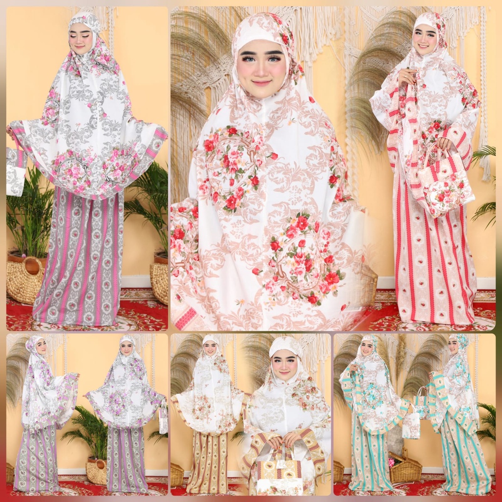 MUKENA DEWASA DAN KID NADIRA RAYON HM ( DIJUAL TERPISAH ) REALPIC