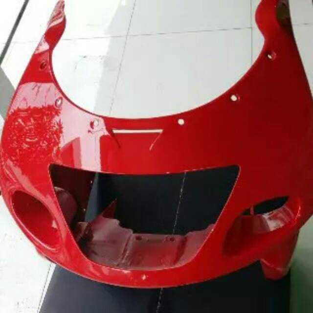 Fairing atas ninja rr old merah cabe original kawasaki