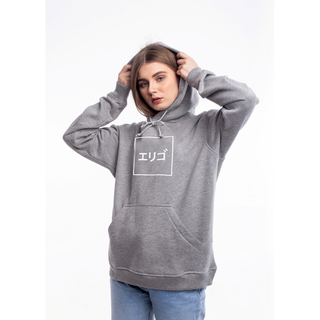 

Erigo Hoodie Katakana Box Grey misty