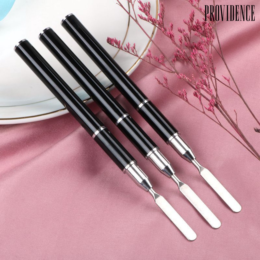 Providence Kuas Nail Art 2 In 1 Universal Bahan Stainless Steel Mudah Digunakan