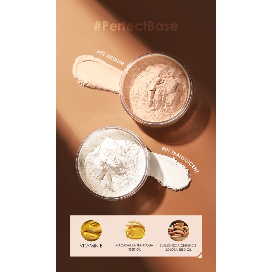 Focallure Perfect Base Oil Control Loose Powder Focallure Bedak Tabur Focallure Bedak Focalure Powder Loose Powder Oil Control Focallure Focallur Fucallure Focalure Foccalure