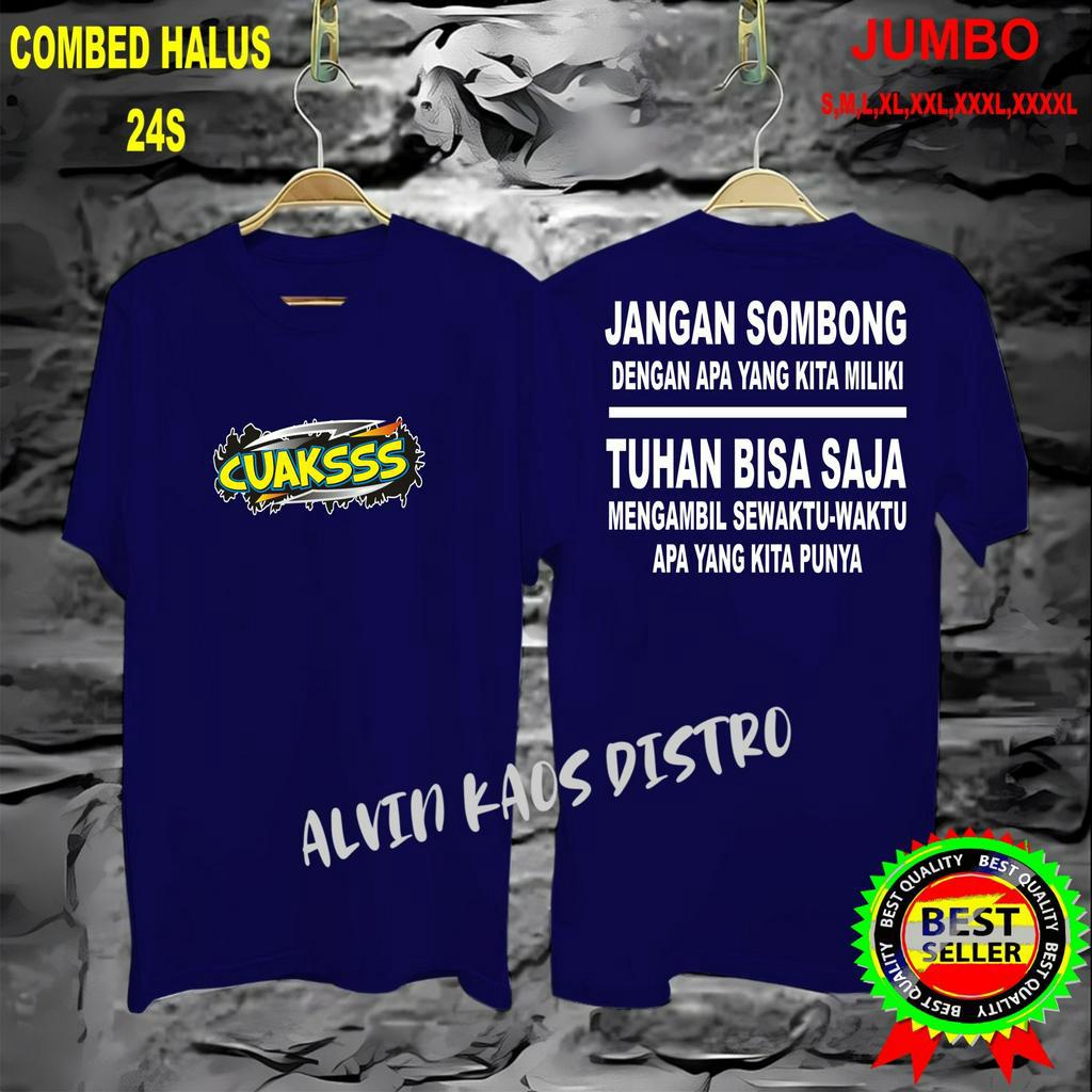 Cod/Kaos DB CUAKS JANGAN SOMBONG Kaos Terlaris Kualitas Terjamin Kaos Pria Distro Hits2022/Kaos Murah Kaos Cotton 30s Kaos katun/Kaos Bergambar Kaos Distro Kaos Pria Dan Wanita Kaos Kata2 Lucu Kaos Viral/Kaos Promo/Best Seller