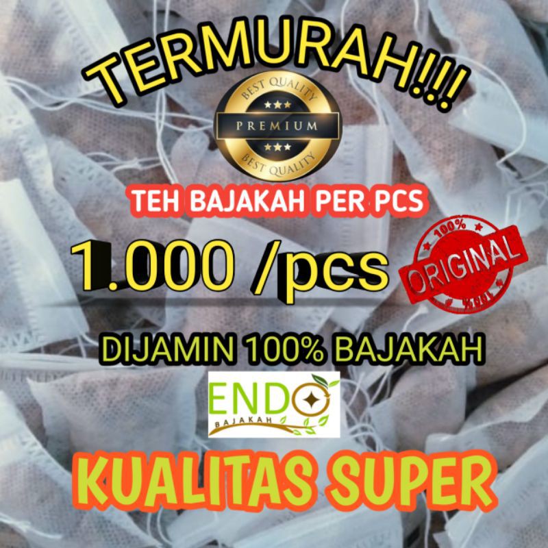 

TERMURAH.. TEH BAJAKAH ORIGINAL PER PCS