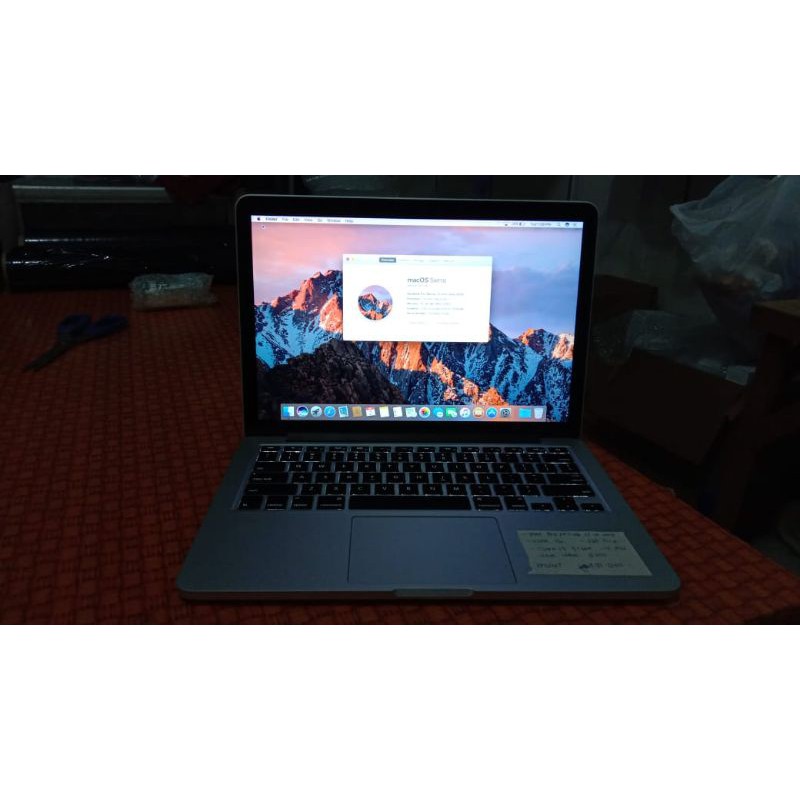 SALE ..MC PRO RETINA 13 IN 2015 ..RAM 16..SSD 512..CORE I5..MULUSS