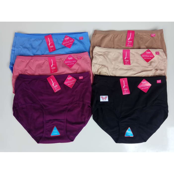 (12pcs XXXXL) Celana Dalam Big Size Lydyly 030 / Jumbo / Cd Wanita