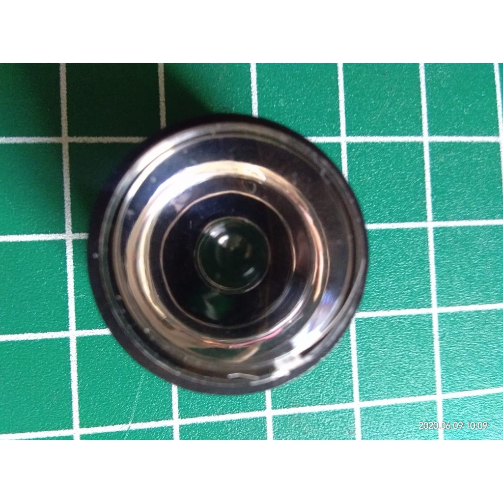 2PCS [DSP-9092] LENSA POLOS 90 DERAJAT+HOLDER CASING HPL 1W-5W NAPAK POLOS HITAM