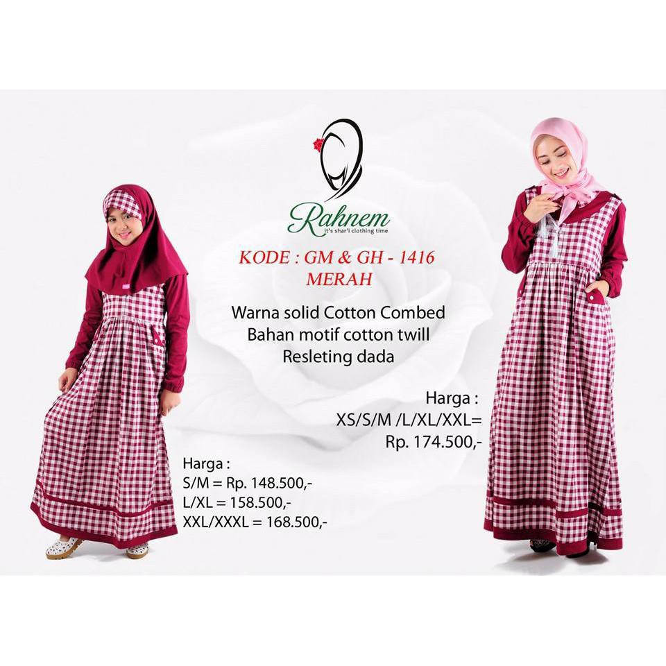 RAHNEM -  New / GAMIS / GM MUSLIM BAJU TERBARU / Keren  1416 FASHION