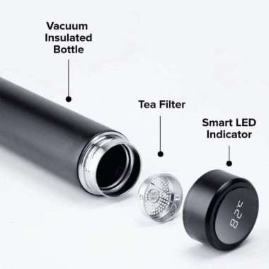 Tumbler termos led stainless minuman 500 ml