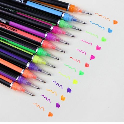 

[KODE PRODUK GSYZ04862] Pulpen Gel Warna Warni 1 set 12 Warna