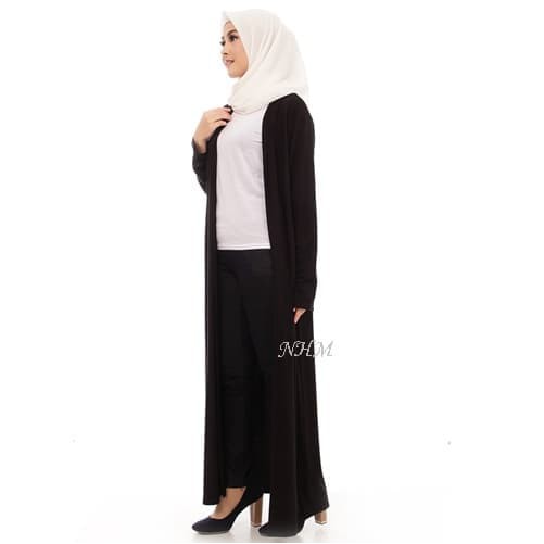 terbaru   Cardigan panjang /Long cardigan/cardigan hitam/cardigan spandek