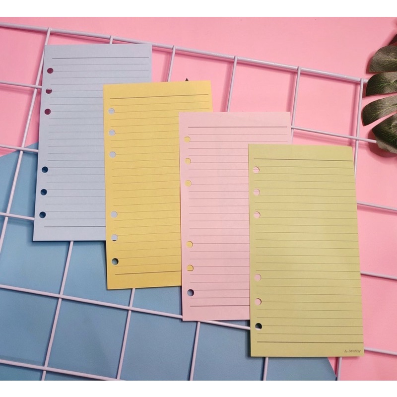 

Kertas Loose Leaf Isian Refill Binder A6 Ring 6 Notes Warna Buku Tulis Catatan Notebook Notepad Budgeting Keuangan Jurnal Journaling Cashflow Daily Planner Agenda Sekolah Atk Kuliah