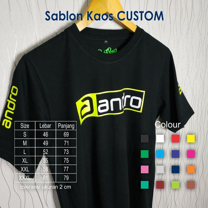 BISA COD Kaos ANDRO Tenis Meja Lokal Pingpong PALING LAKU