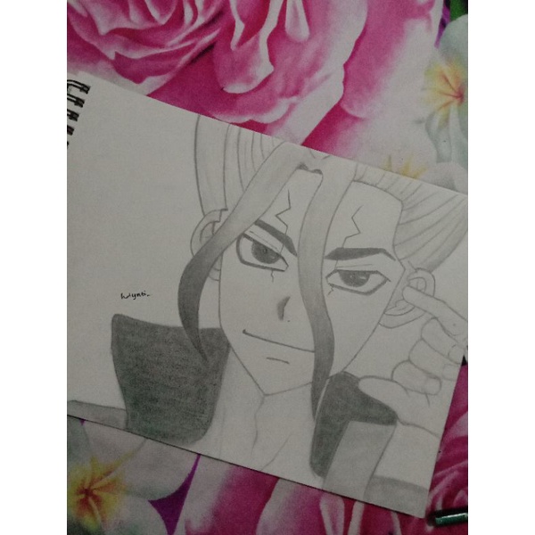

Lukisan ISHIGAMI SENKU - dr stone/lukisan pensil senku dr stone /anime dr stone/art/gambar