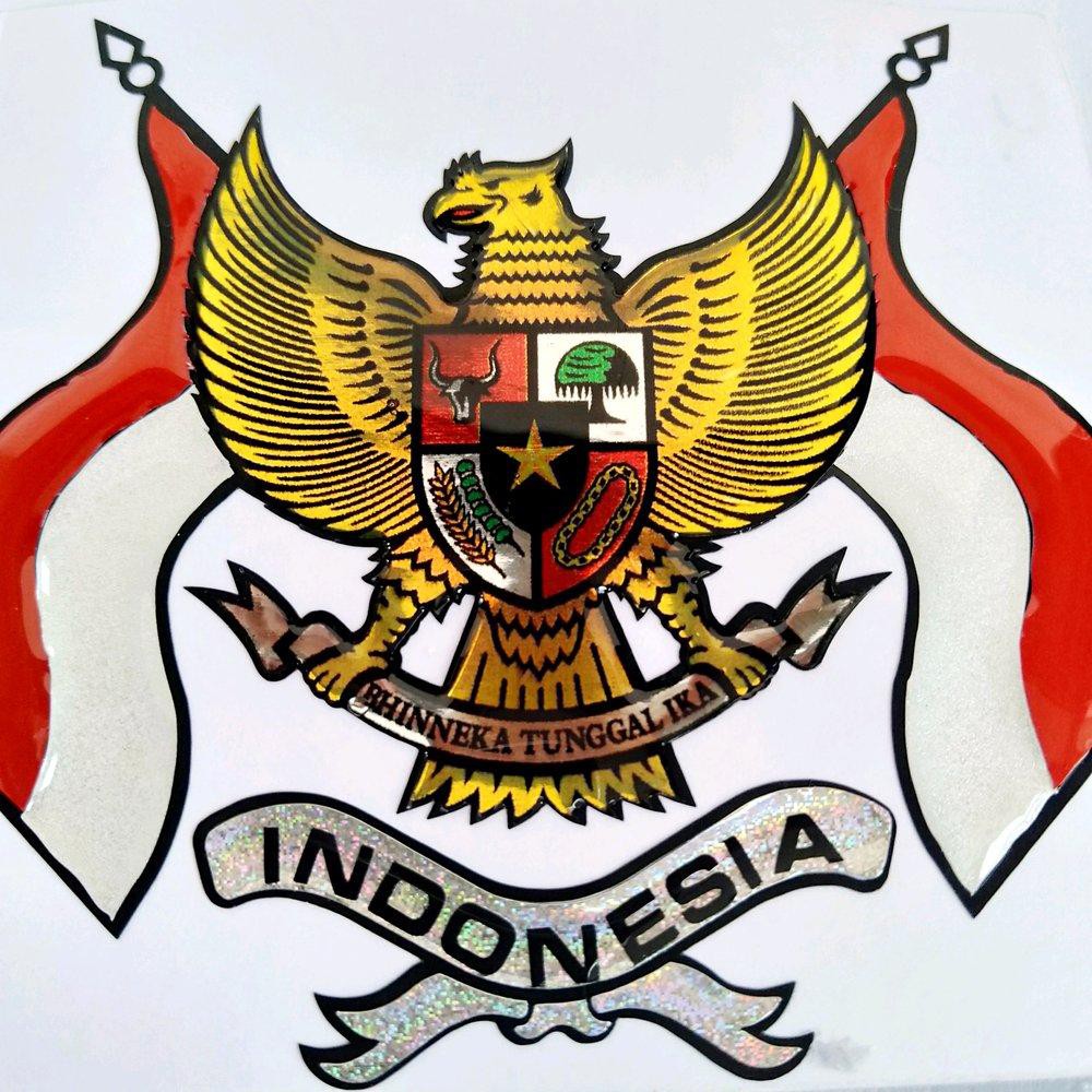

sticker stiker timbul emblem garuda indonesia Murah