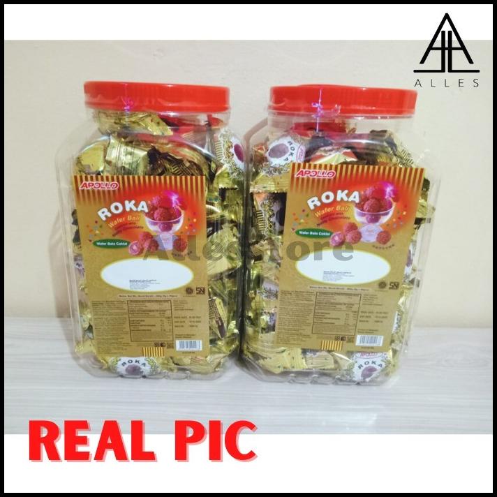 

Apollo Roka Wafer Ball / Biskuit Roka/ Roka Toples Isi 80 - 480 Gram