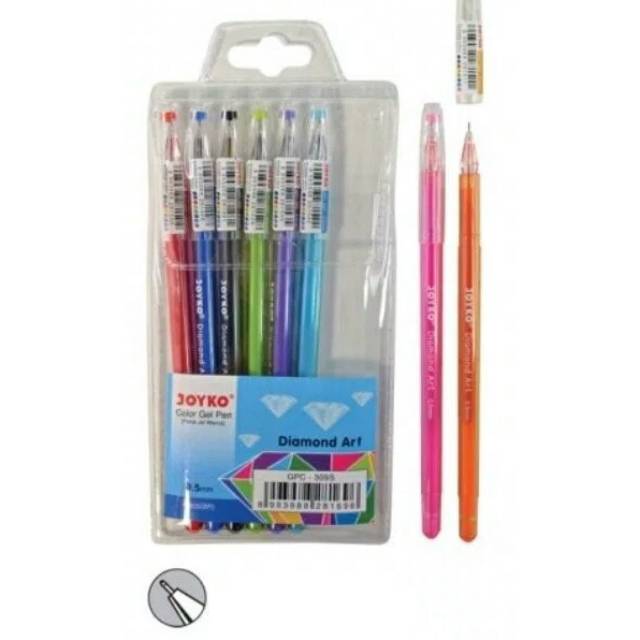 

pena / pulpen gel joyko diamond art