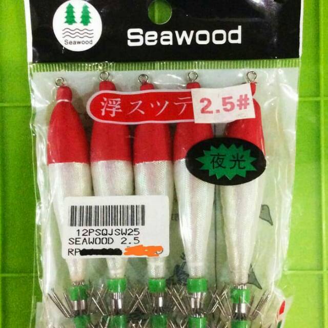 Umpan Pancing Cumi Apollo Seawood Size 2.5