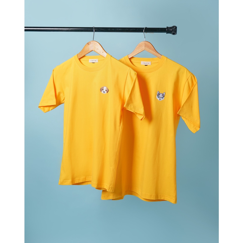 A Cup of Tee - Gold Colour T-Shirt