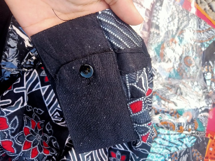 Asifa Batik Hrb026 Kenongo Kemeja Tosca Pekalongan Padi M L Xl Sogan Tulis Halus Kemeja Batik