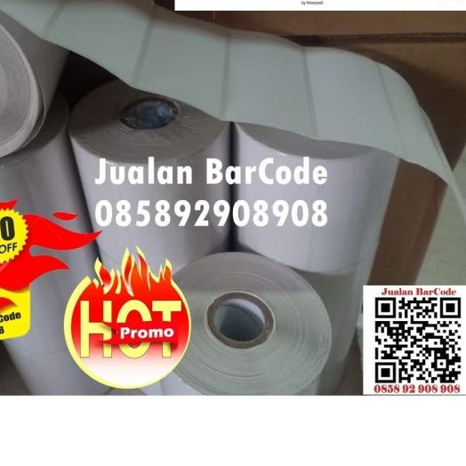 

♪ STIKER LABEL SEMICOATED 80x40 | 80 x 40 ISI 1000 PCS CORE 1 INCH ♘