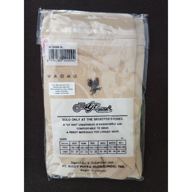 celana dalam pria GT man Uk. XL dan L original cawat CD