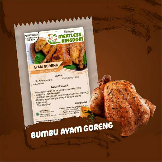 

Bumbu ayam goreng meatless kingdom