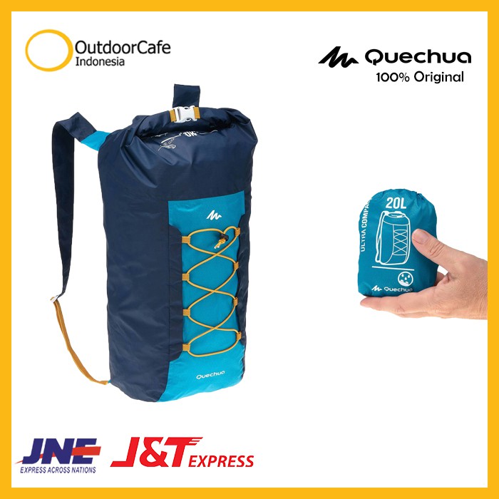 Tas Lipat Summit Camping Kemping Water Proof Quechua Ultra Compact 20L L